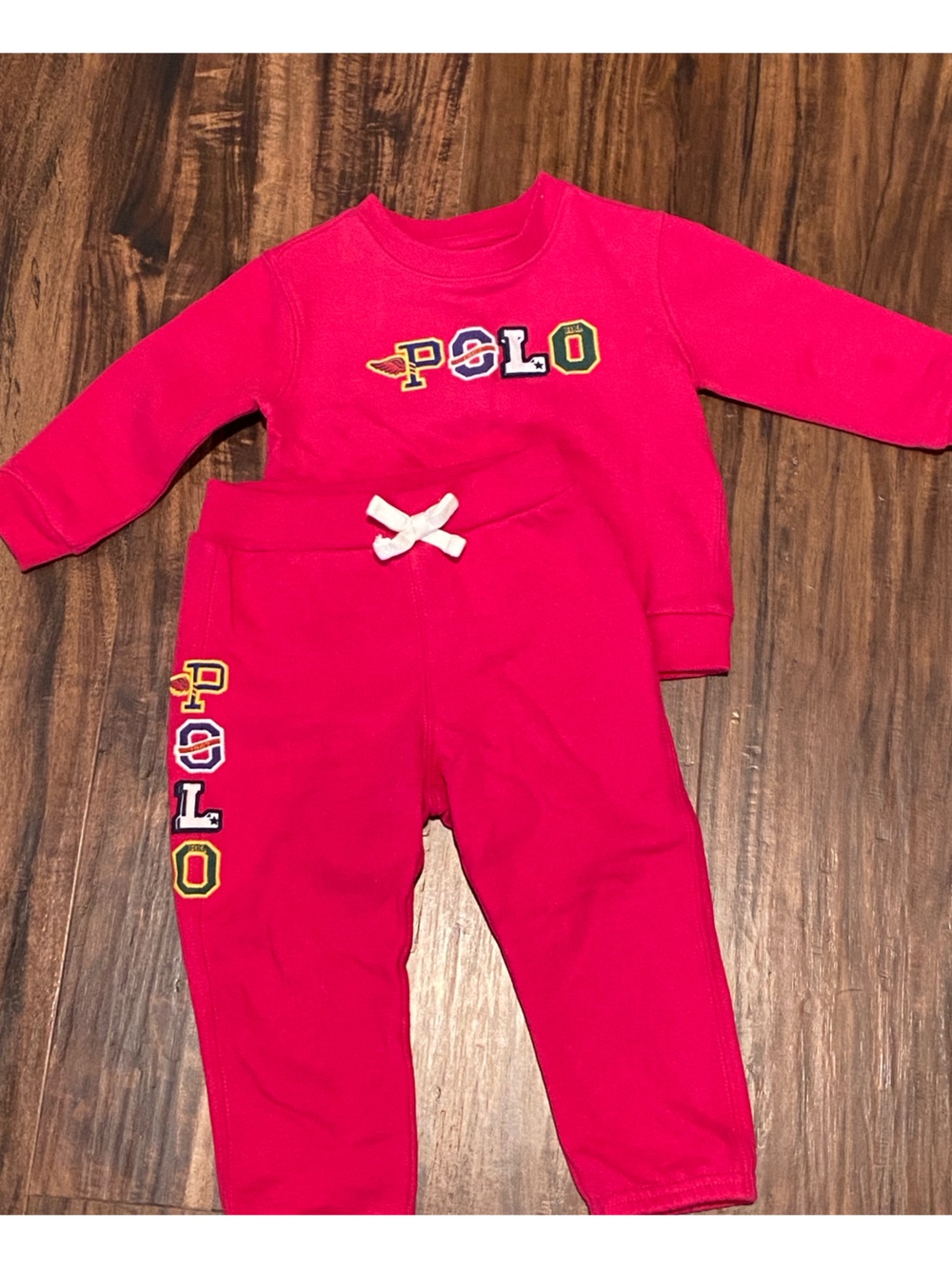 Ralph Lauren Polo Magenta Sweatsuit